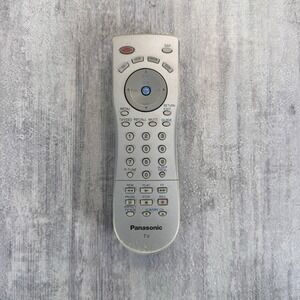 Panasonic EUR7613Z90R TV Remote Control Silver VCR DVD DBS CBL Replacement Read